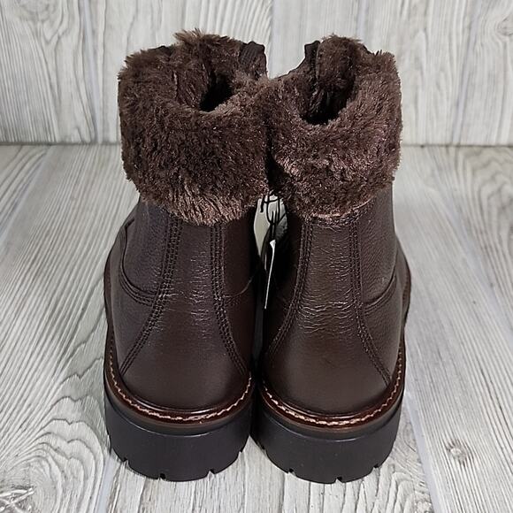 Alberto Torresi Dubron Brown Leather Boots Womens Size 8 NWT - Picture 5 of 14